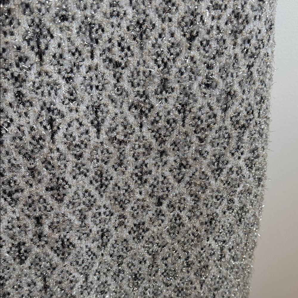 Sandro Paris Black and Cream Tweed Mini Skirt - Picture 3 of 11